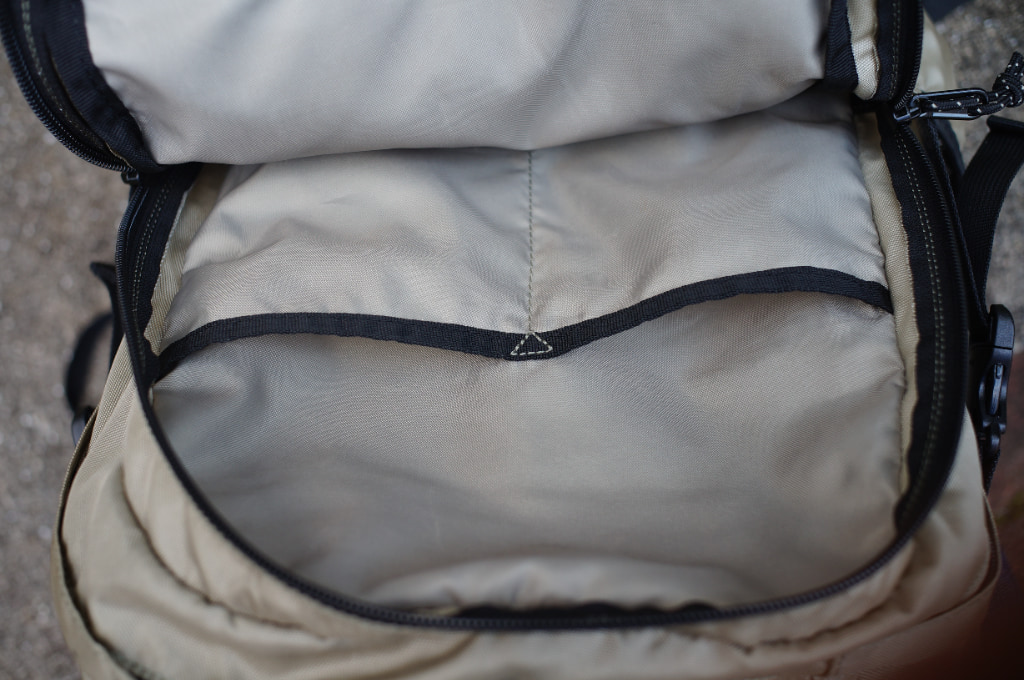 パナシーア バックパックの収納