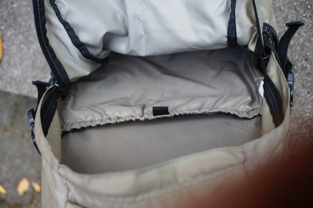 パナシーア バックパックのPC収納